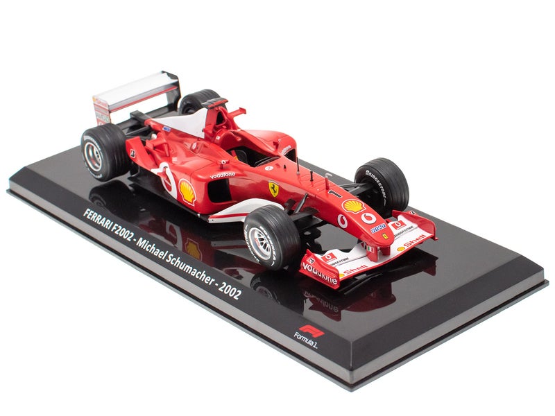 OPO 10 - Formula 1 1/24 Scale Car Compatible with Ferrari F2002 Michael Schumacher 2002 - OR002 - Image 1