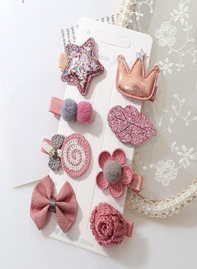 Luxoper 18Pcs Baby Girl Hair Clips Set with Cute Bows, Elastic Hair Ties, Hairpins & Ponytail Holders Assorted Styles Headwear for Toddlers, Teens, Kids Princess Crown Hair Accessories - Image 4