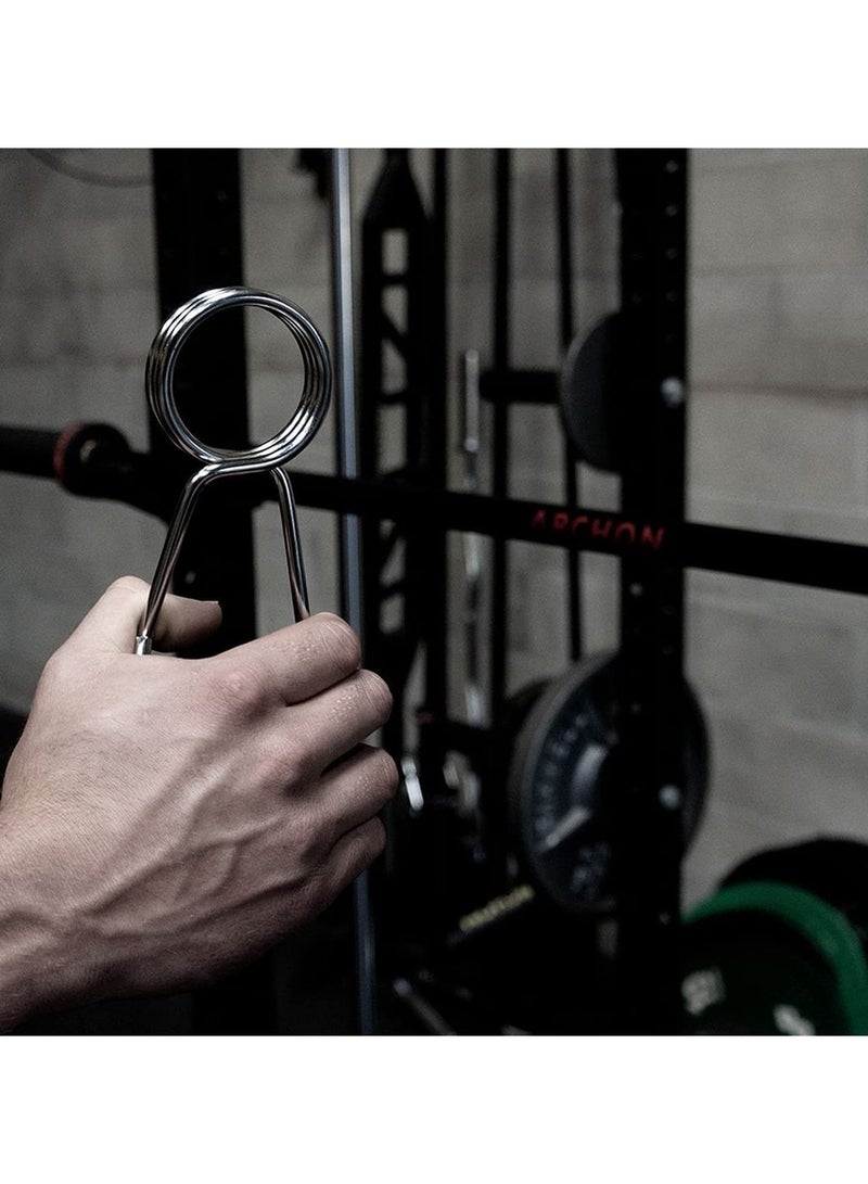 Y&D Barbell Clips Fitness Steel Spring Collars for Working Out ( 25mm)- 4 Pieces - Image 5