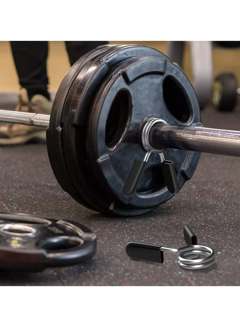 Y&D Barbell Clips Fitness Steel Spring Collars for Working Out ( 25mm)- 4 Pieces - Image 3