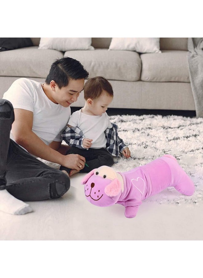 Besties BESTIES Big Size Fibre Filled Stuffed Animal Zolo Dog Soft Toy for Baby of Plush Hugging Pillow Soft Toy for Kids boy Girl Birthday Gift (55 cm,Purple)  - Image 2
