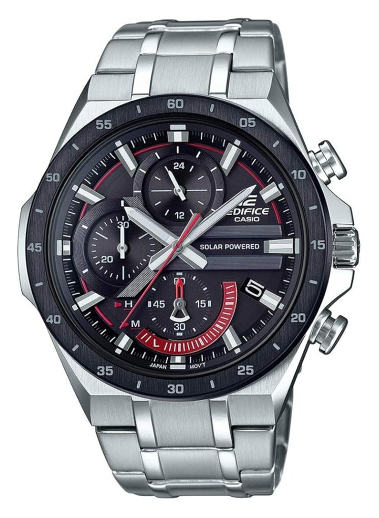 Casio Analog Black Dial Men's Watch-EQS-920DB-1AVUDF - Image 1