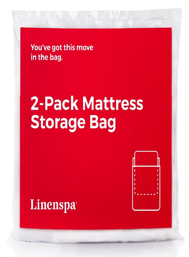 LINENSPA Linenspa Mattress Bag - 2 Pack Queen/Full Mattress Bag for Moving and Storage - Mattress Protection - Queen/Full Mattress Storage Bag - Mattress Storage bag Queen/Full 