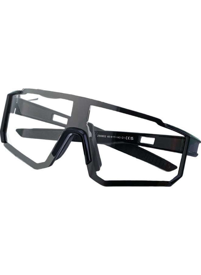 Bai Xiaoshe Bai Xiao Shu Cycling Glasses, Photochromic Sunglasses, Outdoor Smart Light-Sensing Goggles For Men And Women, Day And Night Use - Image 2