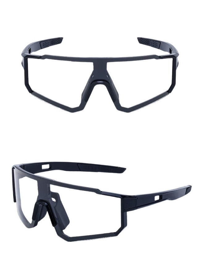 Bai Xiaoshe Bai Xiao Shu Cycling Glasses, Photochromic Sunglasses, Outdoor Smart Light-Sensing Goggles For Men And Women, Day And Night Use - Image 1