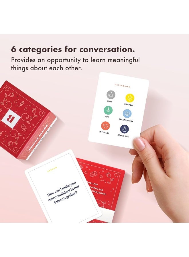 BestSelf Co. BestSelf Intimacy Deck 150 Relationship Building Conversation Cards Starters Couples Games, Meaningful Couples Card Game - Romantic Couples Strengthen Relationship Cards, and Questions for Couples - Image 4