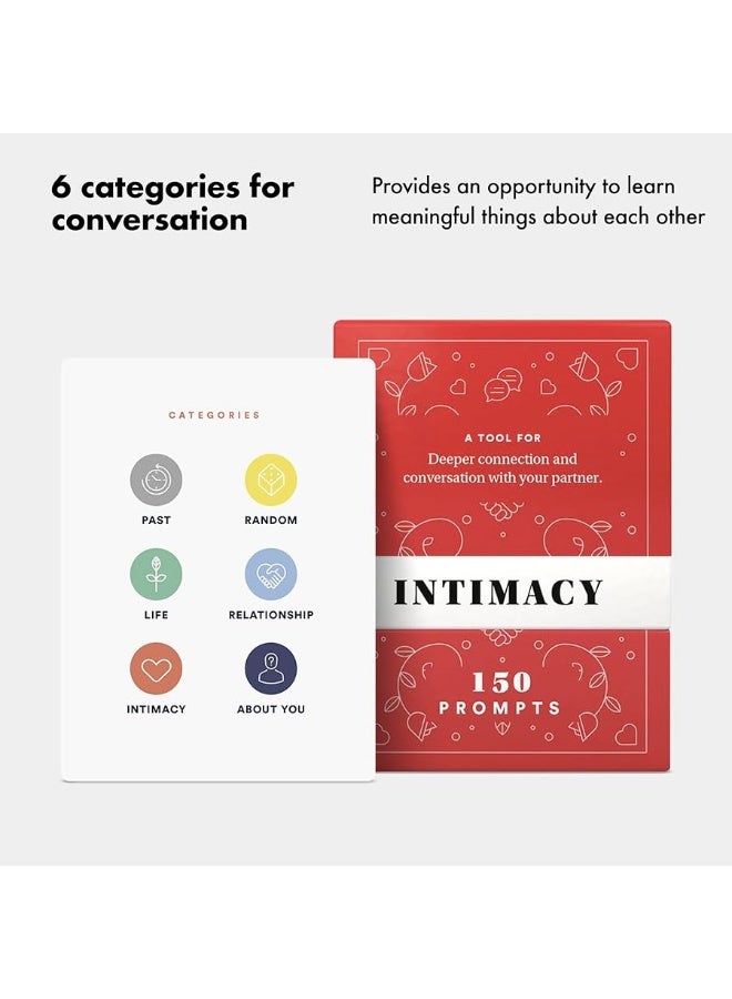 BestSelf Co. BestSelf Intimacy Deck 150 Relationship Building Conversation Cards Starters Couples Games, Meaningful Couples Card Game - Romantic Couples Strengthen Relationship Cards, and Questions for Couples - Image 2