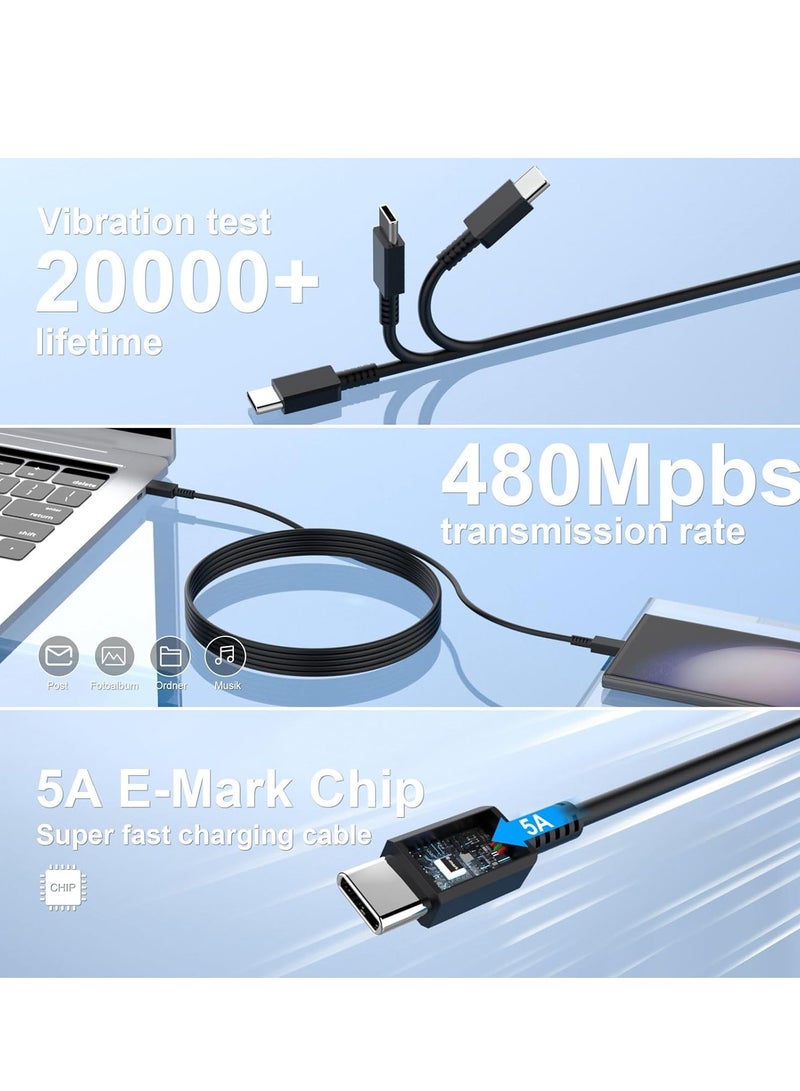 ELTRAZONE 45W Super Fast USB-C Charger for Samsung Galaxy S24, S23 Series & Galaxy Tab S10 – Includes 1.5M C to C 5A Charging Cable - Image 4