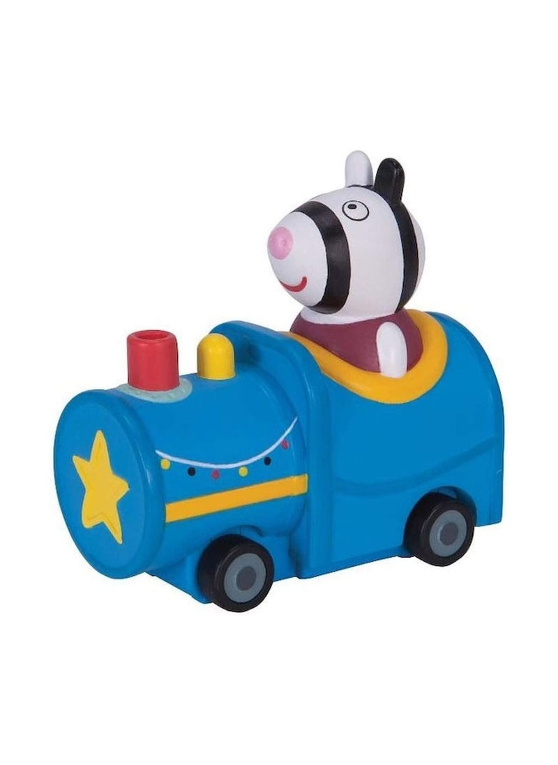 Jazwares - Peppa Pig 95789 Mini Buggy Zoe Zebra The Blue Train - Image 1