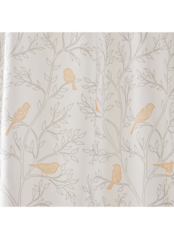 Home Box - Lenox Printed Shower Curtain With 12 Hooks 200x180 cm - Image 1
