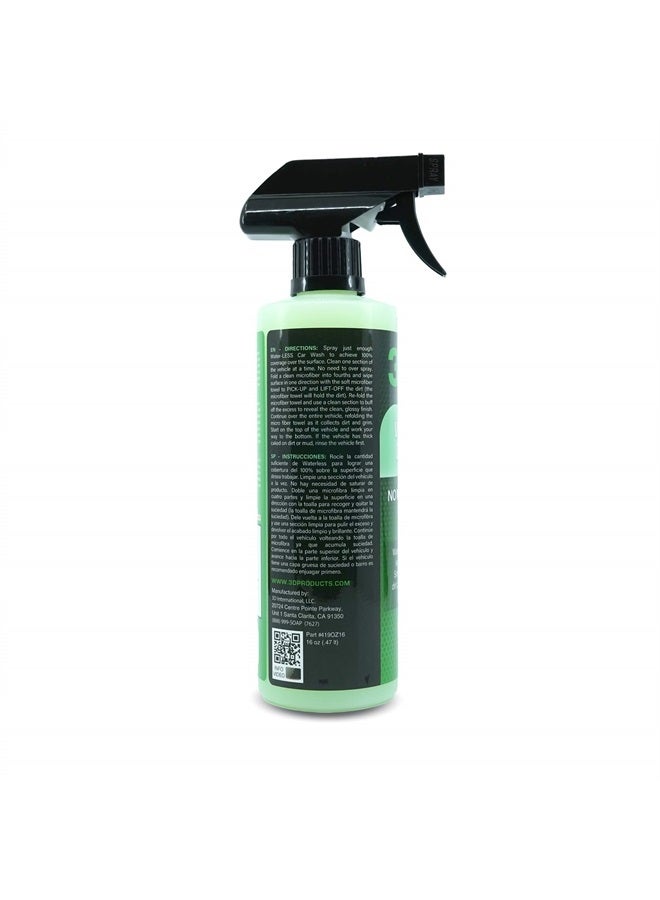 3D Waterless Car Wash - Easy Spray Waterless Detailing Spray - No Soap or Water Needed - Great on Cars, RVs, Motorcycles & Boats 16oz. - Image 3