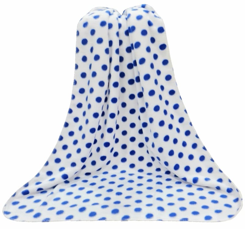 BRANDONN Baby Blankets New Born Combo Pack of Polka Printed Wrapper Towel Cum Baby Sleep Crib Wrapping Sheet (100 cm x 75cm, 0-12 Months) Pack of 2 - Image 3