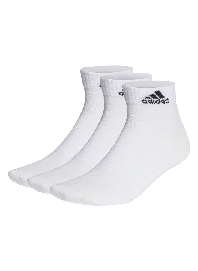 Adidas Thin and Light Ankle Socks 3 Pairs - Image 4