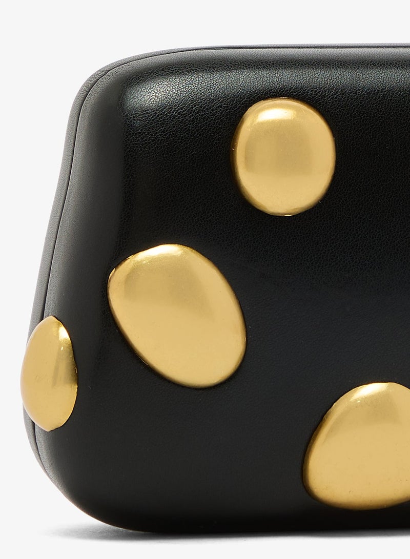ELLA Statement Clutch With Gold Embellishments - Image 4