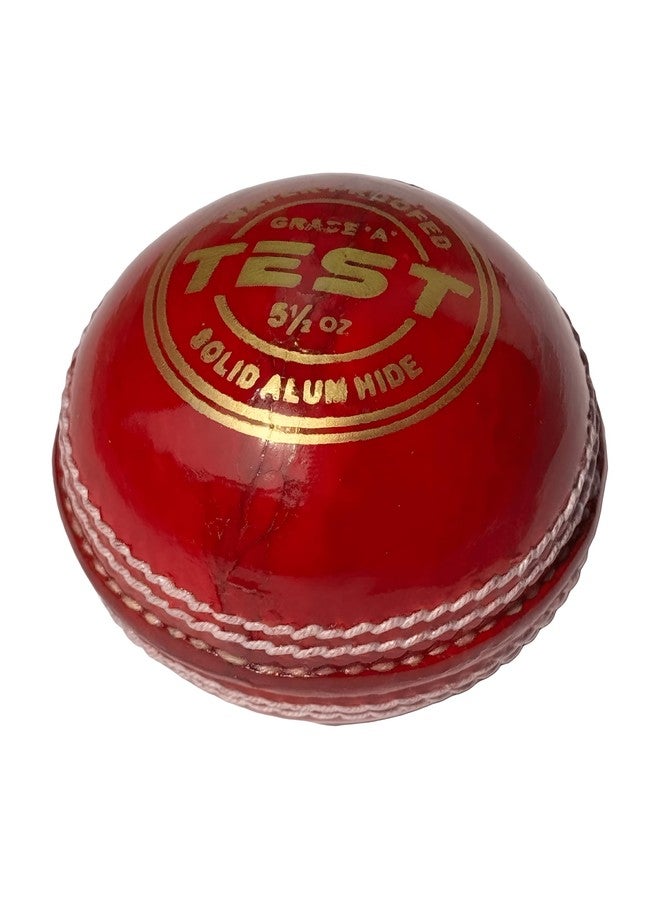 SELF BELIEVE Test Cricket Leather Ball,Four Peice,Red, Standard Size for Test Cricket,Pack of 2 - Image 5