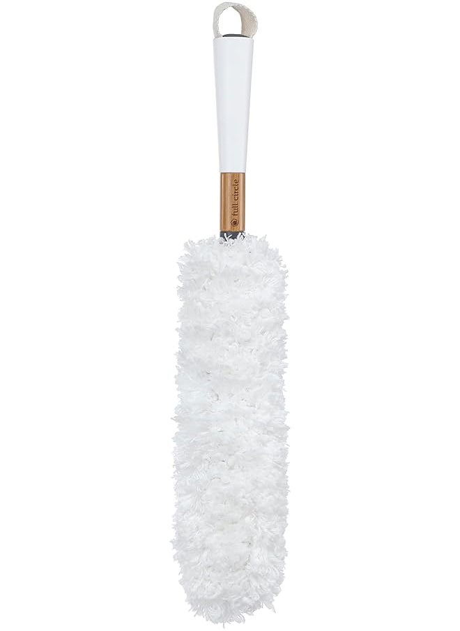 Full Circle - FC14603W Dust Whisperer Washable Microfiber Duster with Replaceable Head, White