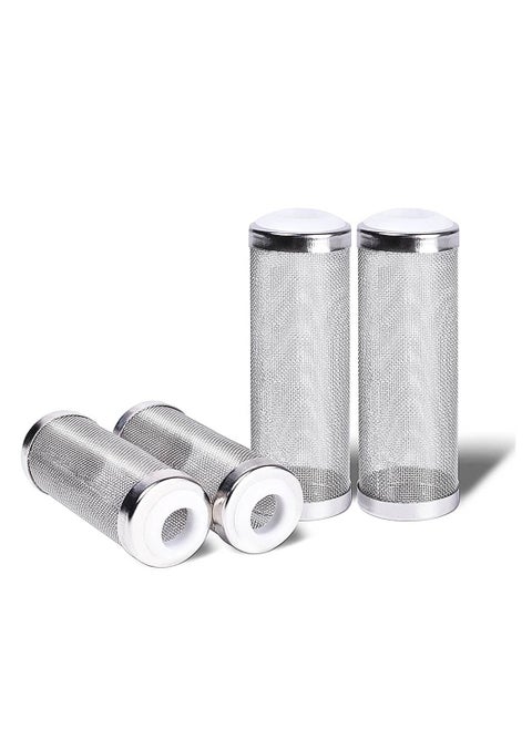 4 Pcs Aquarium Intake Strainer, 16mm Fish Tank Mesh Shrimp Guard Net Guard Intake Strainer Filter for Protecting Fish Shrimp Inhalation