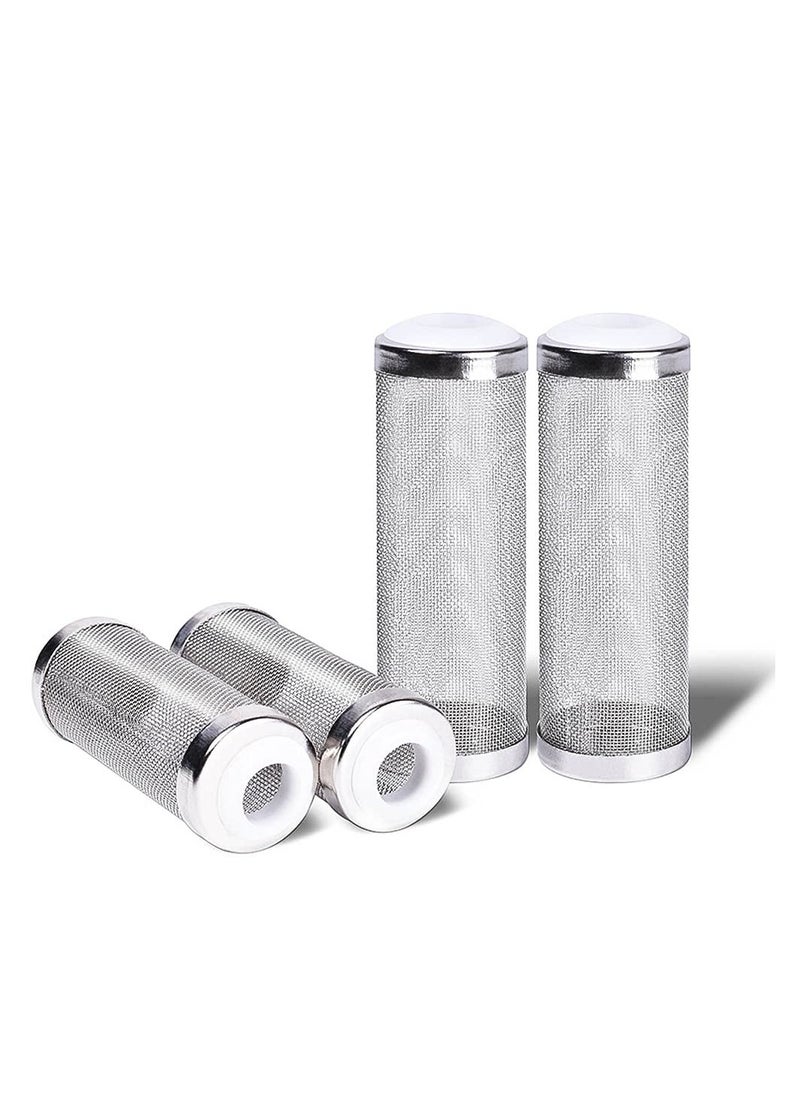 4 Pcs Aquarium Intake Strainer, 16mm Fish Tank Mesh Shrimp Guard Net Guard Intake Strainer Filter for Protecting Fish Shrimp Inhalation