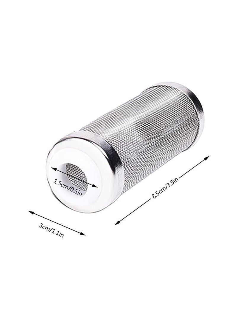 4 Pcs Aquarium Intake Strainer, 16mm Fish Tank Mesh Shrimp Guard Net Guard Intake Strainer Filter for Protecting Fish Shrimp Inhalation
