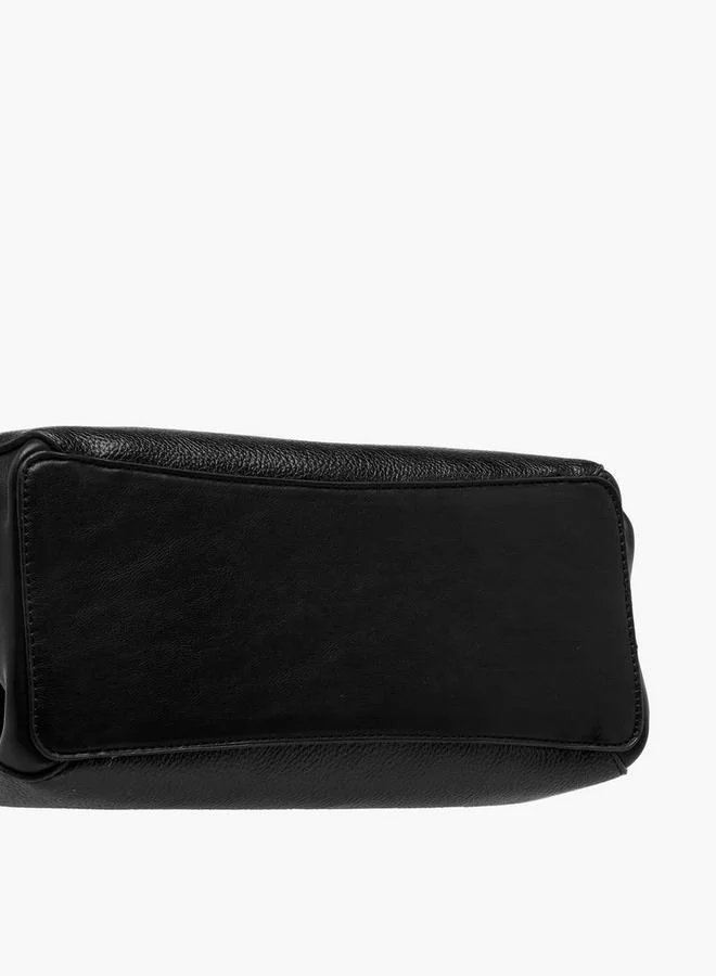 Flora Bella By Shoexpress Solid Tote Bag with Detachable Strap