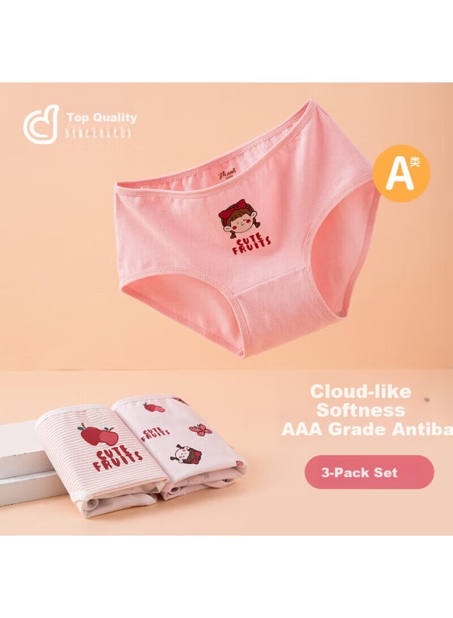 Top melon Dingguagua Girls' Cotton Antibacterial Breathable Triangle Underwear Shorts For Children 6833 120 - Image 1