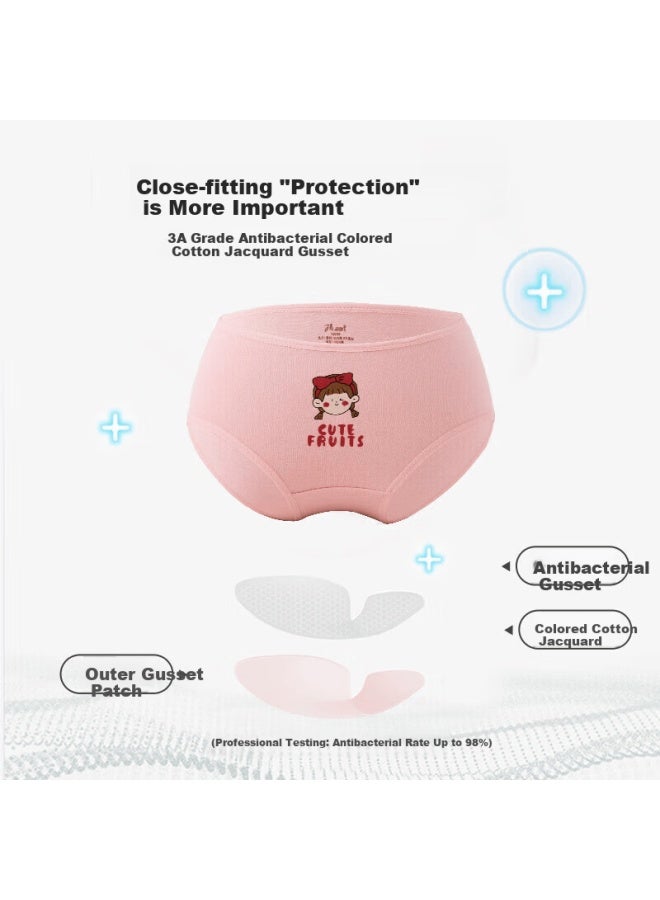 Top melon Dingguagua Girls' Cotton Antibacterial Breathable Triangle Underwear Shorts For Children 6833 120 - Image 4