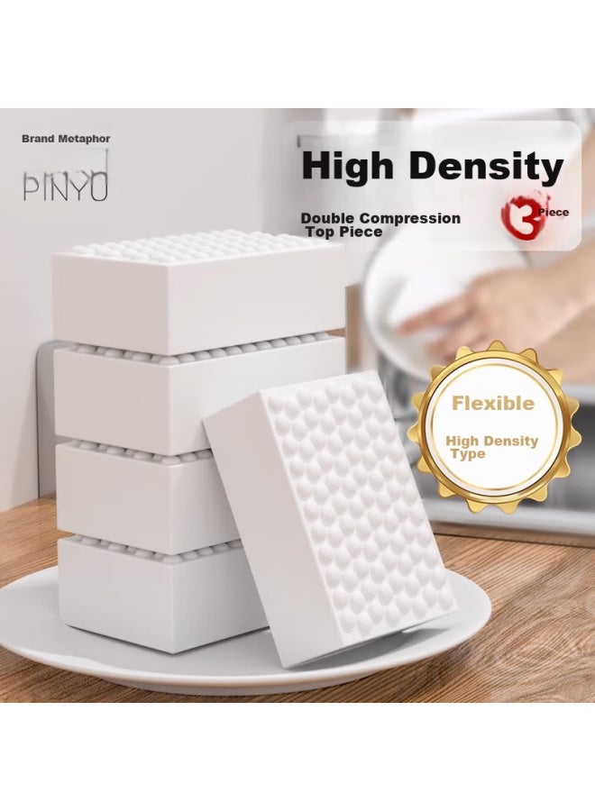 Pinyu Nano Sponge Magic Eraser, High-density Kitchen Dish Scrubber, Pot Cleaning Tool, Non-stick Cleaning Cloth, Oil-resistant Magic Eraser - Image 1