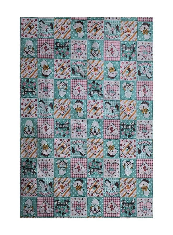 Ecosoft Baby Plastic Sheet | Baby Bed Protector | 0-18 Months | 90 x 135 cm (Green Heart) - Image 4