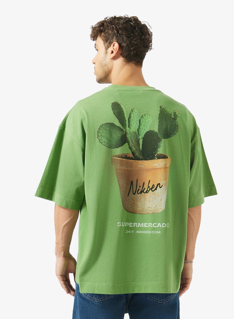 NIKBEN HOUSEPLANT BOXY T-SHIRT - Image 1
