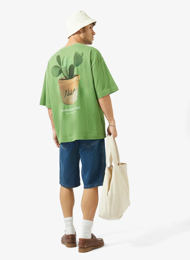 NIKBEN  HOUSEPLANT BOXY T-SHIRT for Men | Best Price UAE