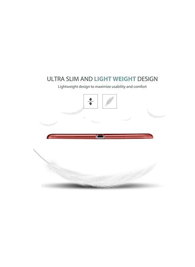 Procases iPad 9.7 Case (Old Model) 2018 iPad 6th Generation / 2017 iPad 5th Generation Case - Ultra Slim Lightweight Stand Case with Translucent Frosted Back Smart Cover for iPad 9.7 Inch –Wine - Image 5