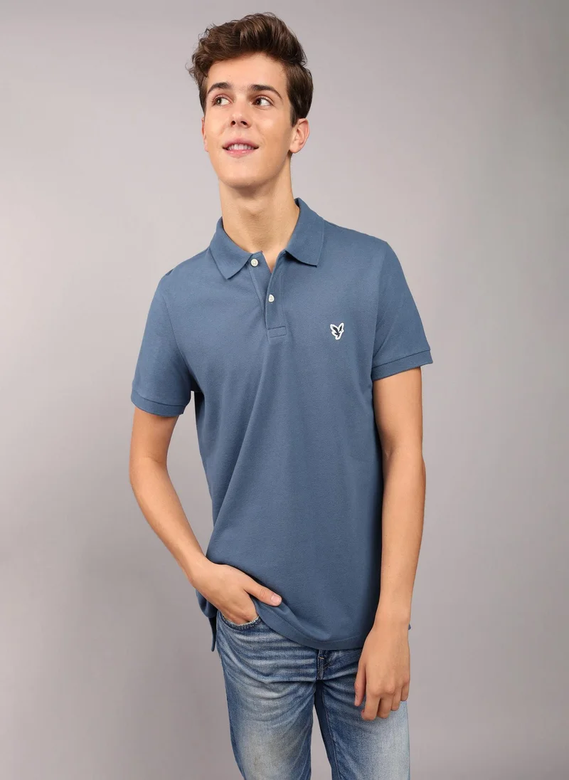 امريكان ايجل Logo Slim Flex Polo Shirt