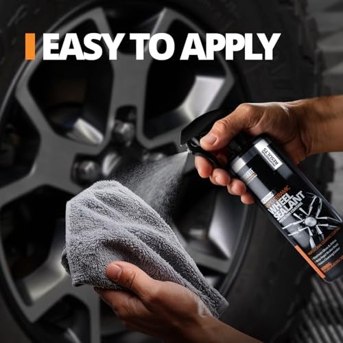 CERAKOTE Rapid Ceramic Wheel Sealant - Ceramic Spray Coating for Wheels - Quick and Easy to Apply - Repels Brake Dust – Extremely Hydrophobic - Image 2