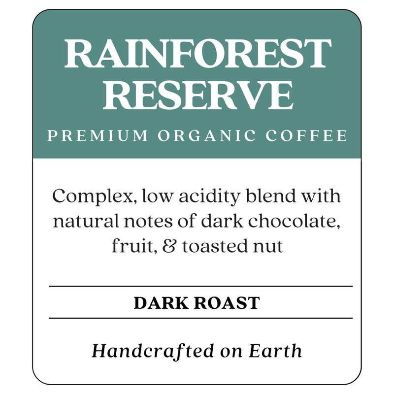 Copper Moon Dark Roast Whole Bean Coffee, Rainforest Reserve Organic Blend, 2 Lb - Image 2