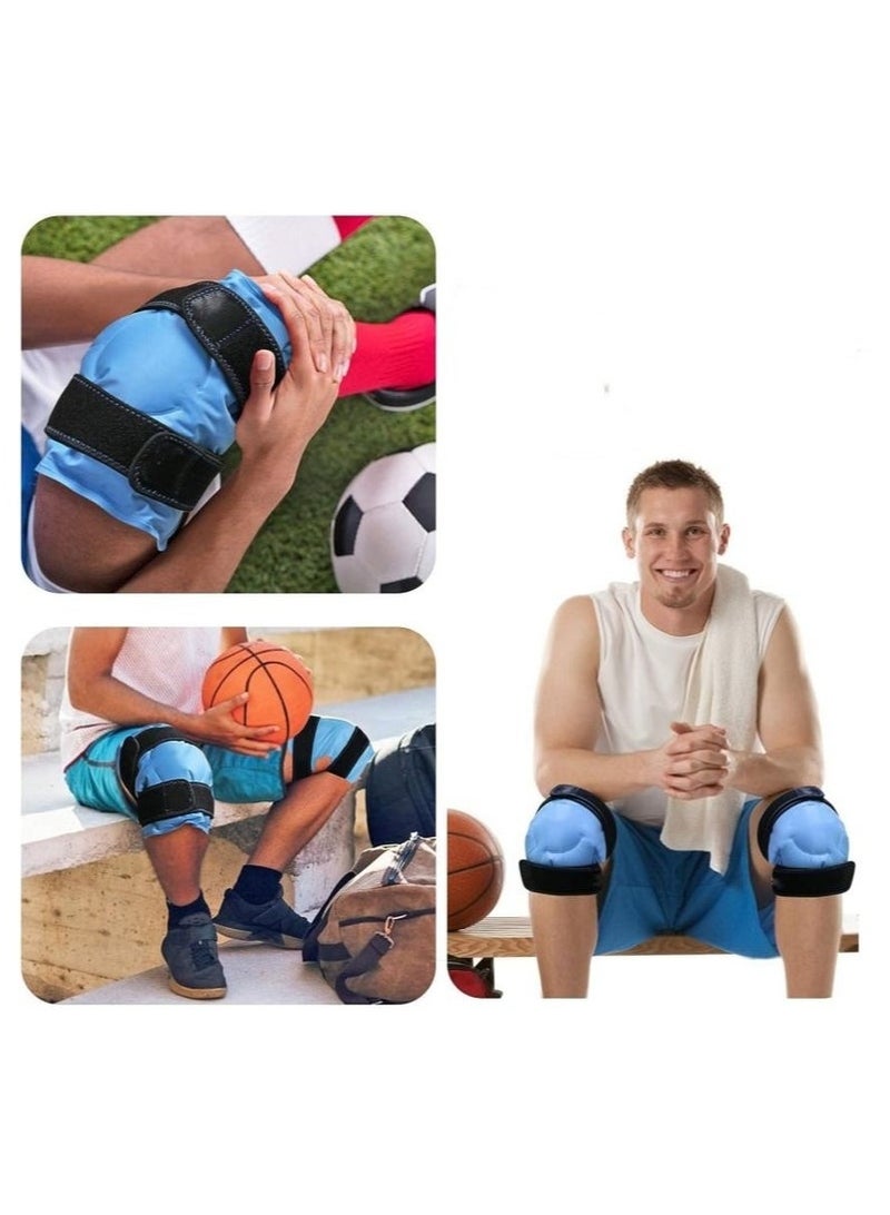Ice Pack for Knee Pain Relief Reusable Gel Ice Wrap for Leg Injuries Swelling Knee Replacement Surgery Cold Compress Therapy for Arthritis Meniscus Tear and ACL