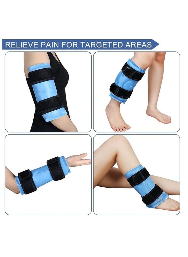 Ice Pack for Knee Pain Relief Reusable Gel Ice Wrap for Leg Injuries Swelling Knee Replacement Surgery Cold Compress Therapy for Arthritis Meniscus Tear and ACL