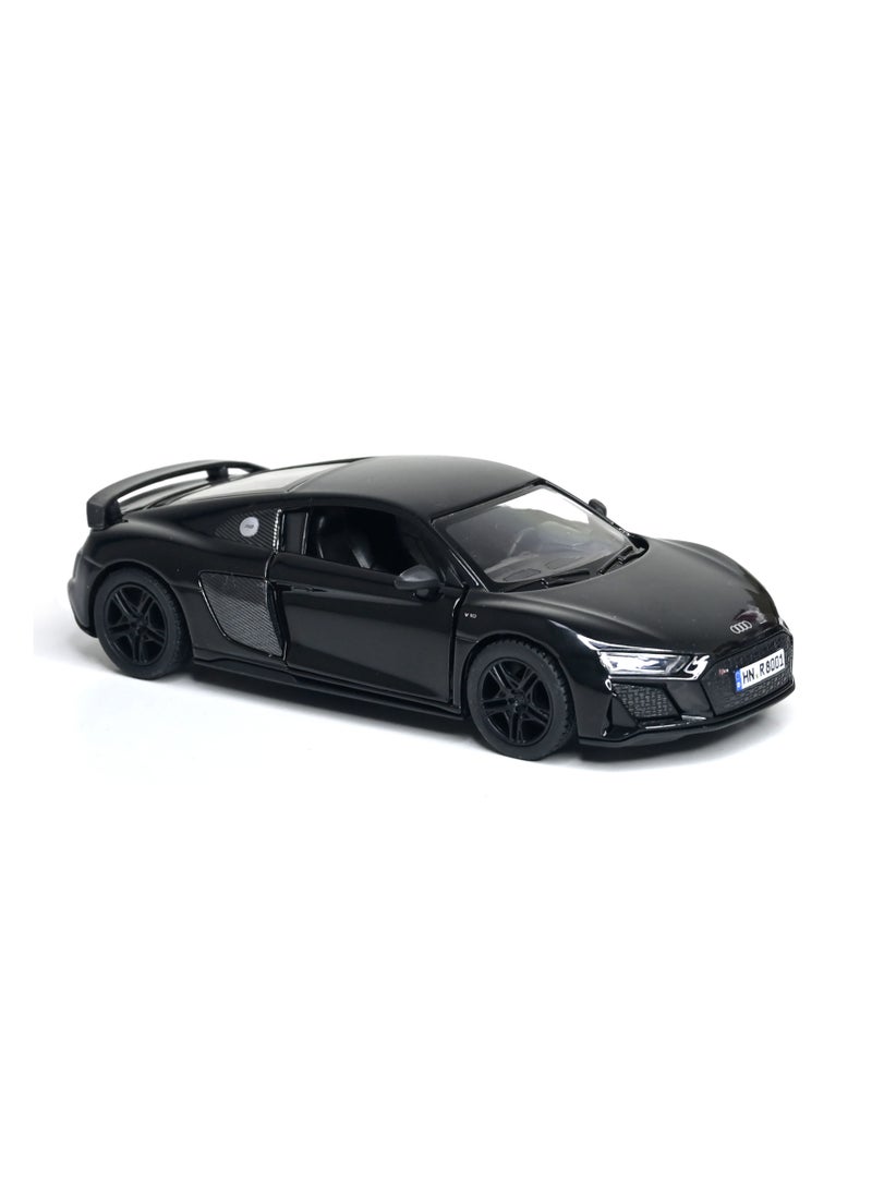 Kinsmart سيارة لعبة معدنية مصبوبة بمقياس 1:36 من Audi R8 كوبيه موديل 2020 مع باب قابل للفتح والسحب للخلف  - Image 4