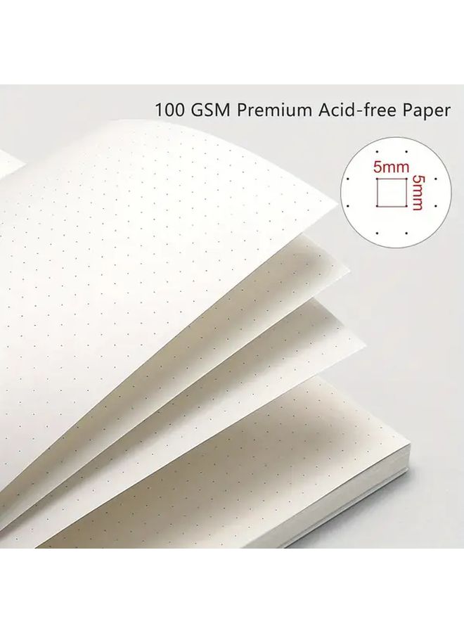 A5 Spiral Dot Notebook 160 Pages Soft Cover Perforated for Easy Tear Off - Image 3