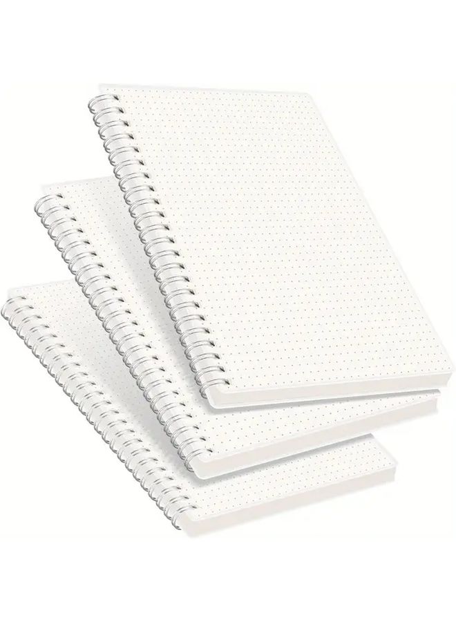 A5 Spiral Dot Notebook 160 Pages Soft Cover Perforated for Easy Tear Off - Image 1
