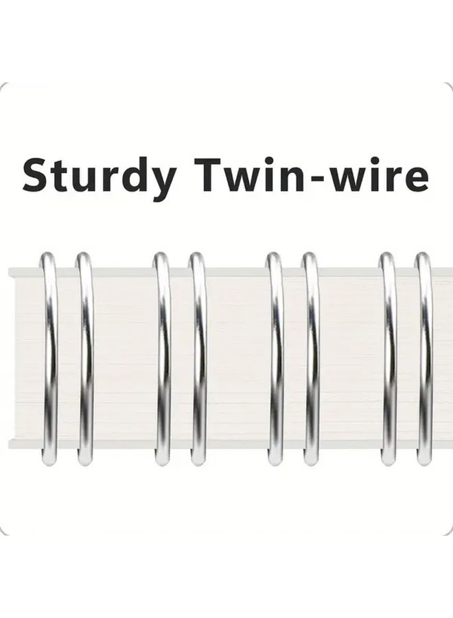 A5 Spiral Dot Notebook 160 Pages Soft Cover Perforated for Easy Tear Off - Image 4