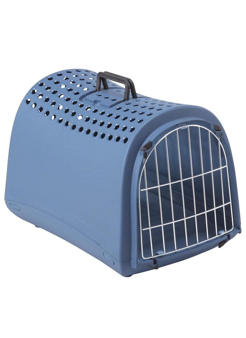 IMAC ITALY Imac Linus Carrier For Cats And Dogs - Second Life Plastic 50 X 32 34.5cm Color Blue  - Image 1