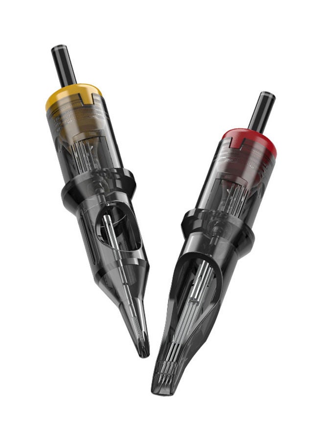 NIBEMINENT 20-Piece Tattoo Cartridge Needle Tube Set Black/Yellow - Image 5