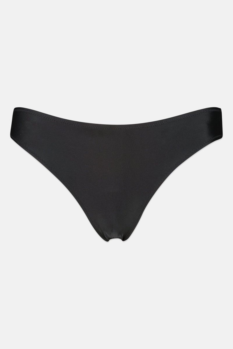 Aerie Women Plain Bikini Bottom, Black  - Image 2