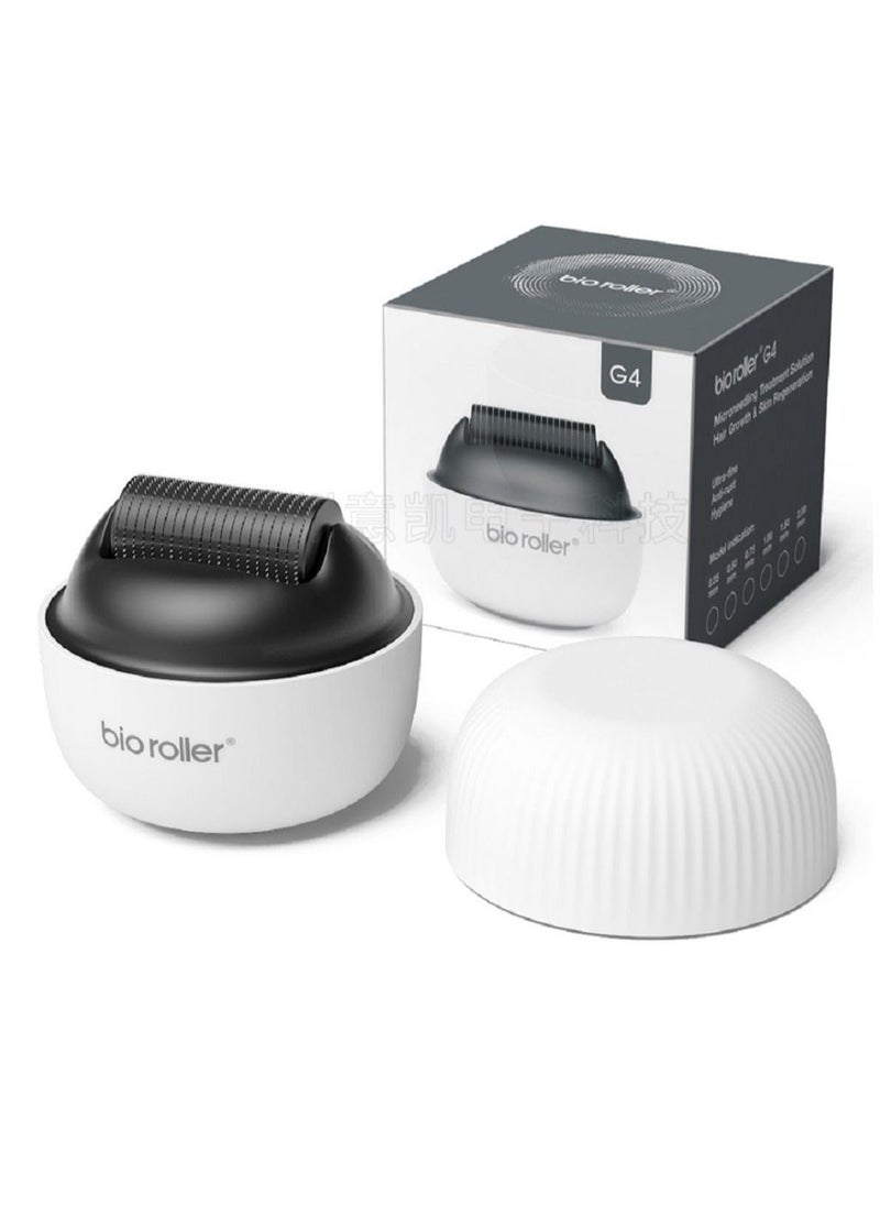 Bio Roller Bio Roller G4 with 1200 Pins Titanium Micro-Needle Roller to Shrink Pores, Brighten Skin Tone and to Promote Hair and Beard Growth (1.5mm)  - Image 1