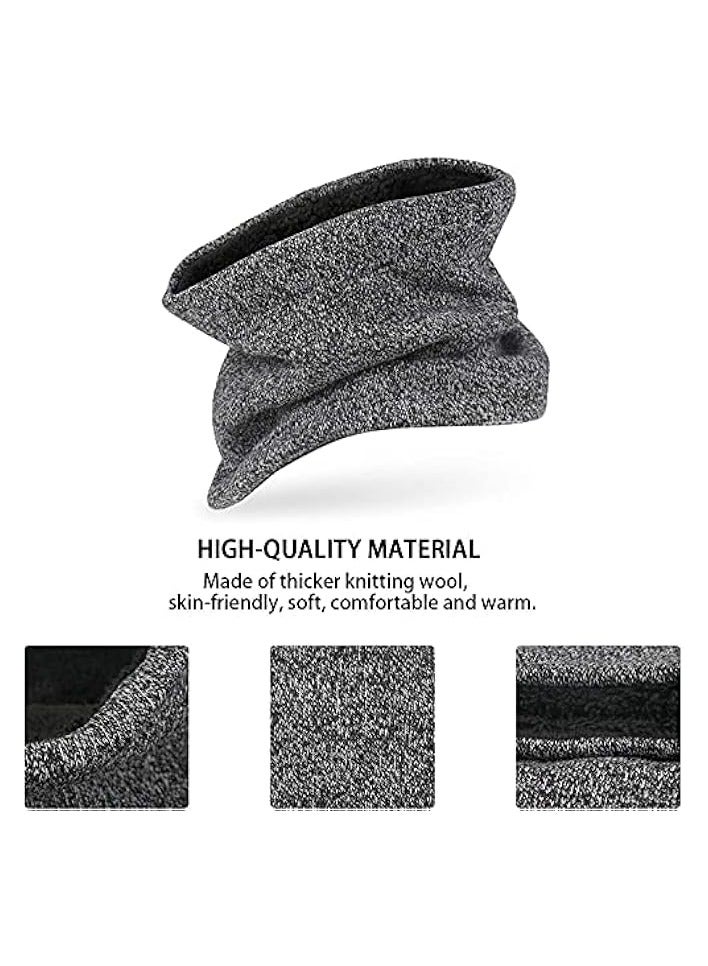 PROMASS Winter Beanie Hat Scarf Touchscreen Gloves Set Knit Thick Fleece Lined Warm Touchscreen Gloves Beanie Scarf Set for Men and Women. Women Winter Hats 3-Piece Warmer Set, One Size - Image 5