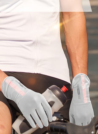 Women's gloves, driving gloves, non-slip sun protection summer UV protection long gloves - view 3