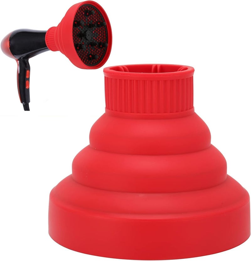 Silicone Hair Dryer Diffuser, Professional Curl Enhancer, Universal Fit (Mult... - Image 1