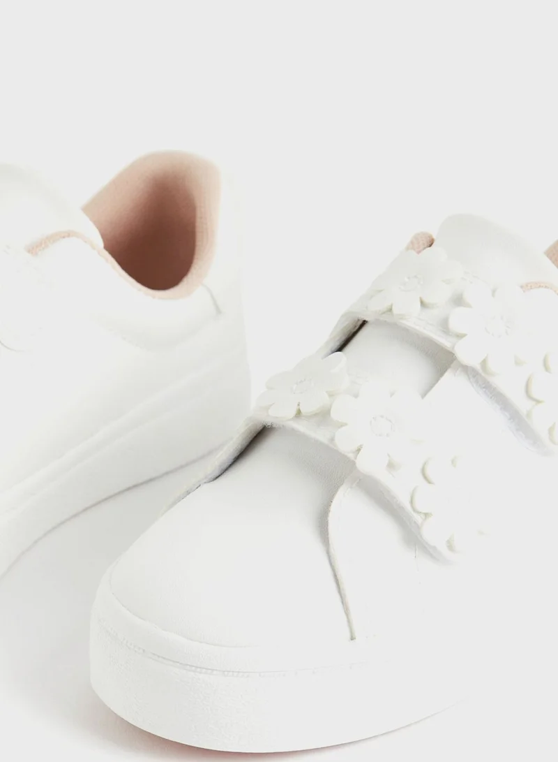 H&M Kids Floral Applique Sneakers