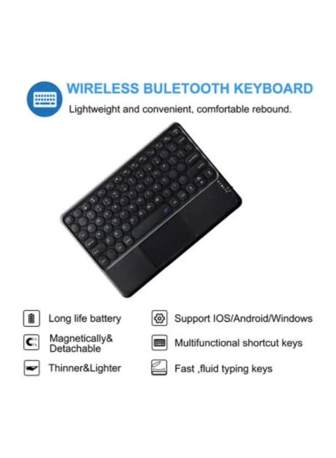 JAJEEK Samsung Galaxy Tab S9 (X710) Wireless Keyboard with Touchpad Smart Case – Detachable Bluetooth Keyboard Cover with Trackpad, Lightweight Multi-Angle Stand, Magnetic Closure, Ergonomic Typing, Ideal for Work, Study, Travel, and Entertainment - Image 5