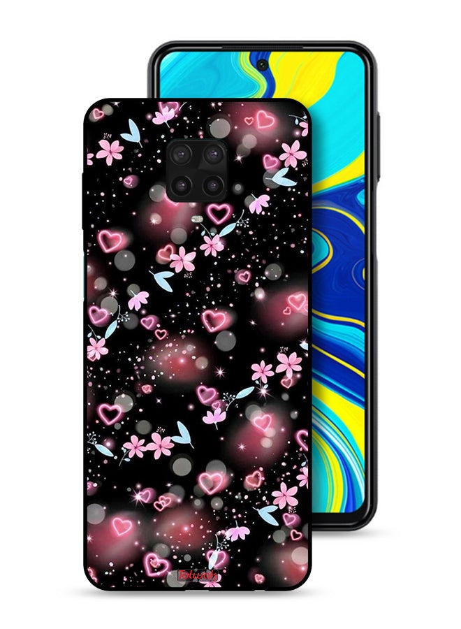 Tolwak Xiaomi Redmi Note 9 Pro Protective Case Cover Small Hearts And Flowers - Image 1